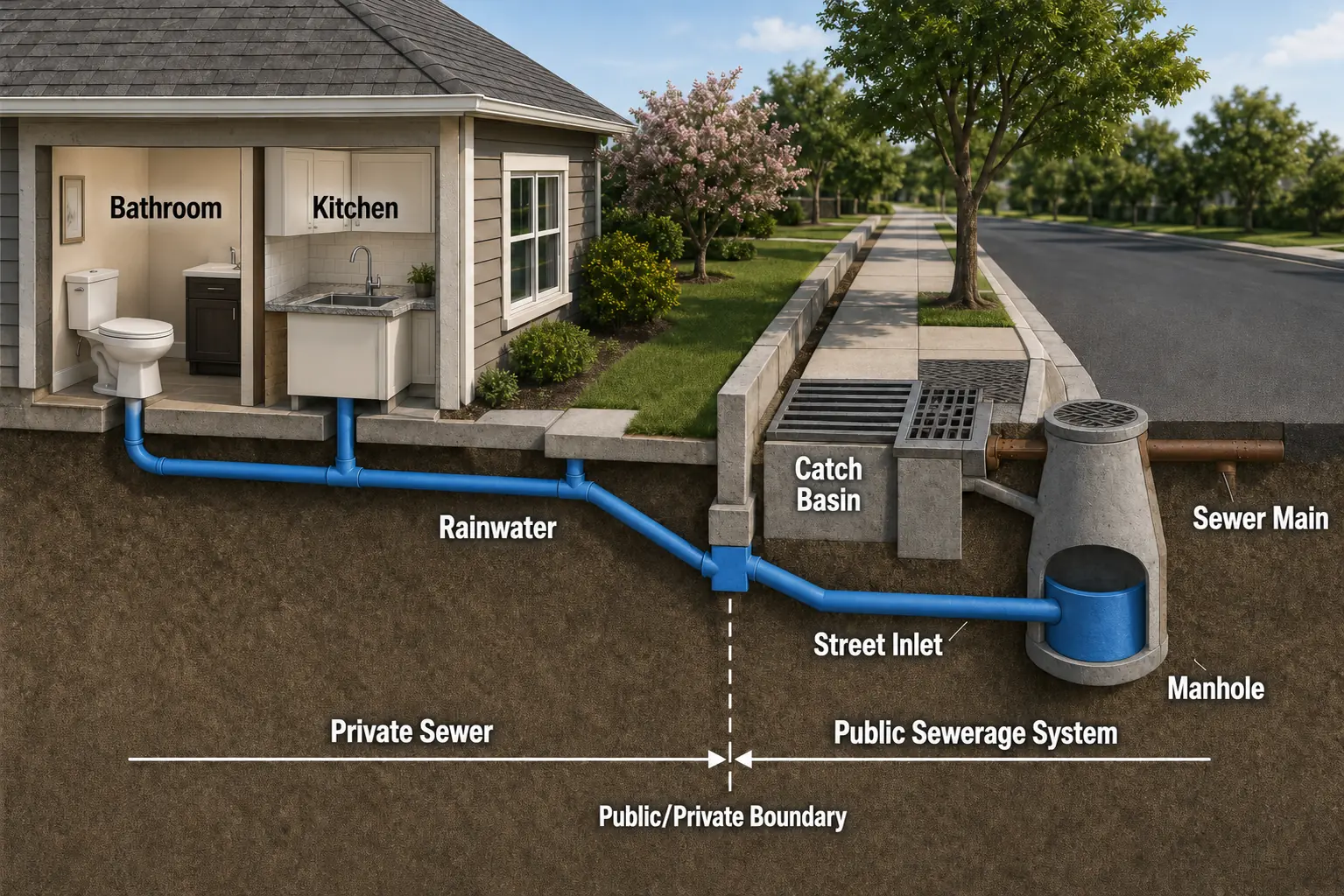 Fairfax County VA Homeowner Sewer Service Line Responsibility